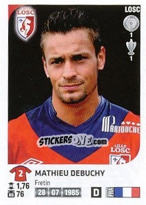 Sticker Mathieu Debuchy - FOOT 2012-2013 n. 132 - Panini