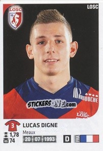 Sticker Lucas Digne - FOOT 2012-2013 n. 133 - Panini