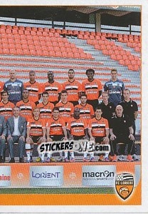Cromo Equipe FC Lorient - FOOT 2012-2013 - Panini