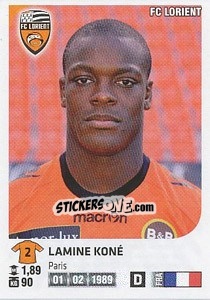 Sticker Lamine Kone - FOOT 2012-2013 - Panini