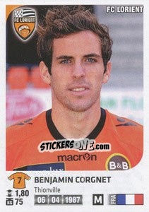 Figurina Benjamin Corgnet - FOOT 2012-2013 - Panini