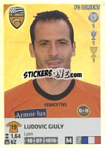 Sticker Ludovic Giuly - FOOT 2012-2013 - Panini