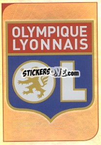 Cromo Ecusson Olympique Lyonnais