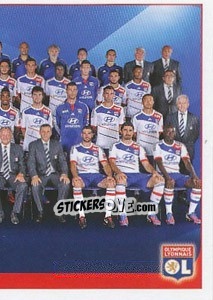 Sticker Equipe Olympique Lyonnais - FOOT 2012-2013 - Panini