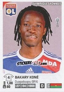 Sticker Bakary Kone - FOOT 2012-2013 n. 177 - Panini