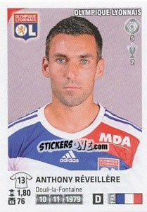 Sticker Anthony Reveillere - FOOT 2012-2013 n. 179 - Panini