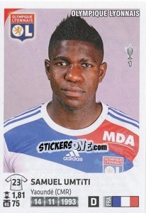 Cromo Samuel Umtiti - FOOT 2012-2013 - Panini