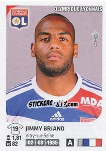 Sticker Jimmy Briand - FOOT 2012-2013 n. 189 - Panini