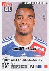 Figurina Alexandre Lacazette - FOOT 2012-2013 - Panini