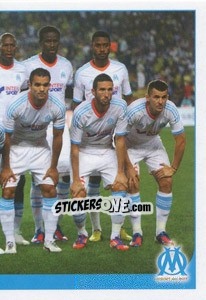 Sticker Equipe Olympique de Marseille - FOOT 2012-2013 n. 197 - Panini
