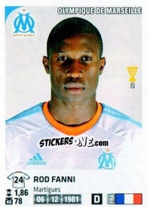 Cromo Rod Fanni - FOOT 2012-2013 n. 202 - Panini