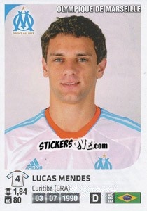 Sticker Lucas Mendes - FOOT 2012-2013 - Panini