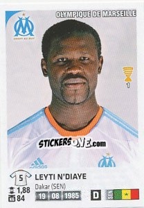 Figurina Leyti N'Diaye - FOOT 2012-2013 n. 205 - Panini