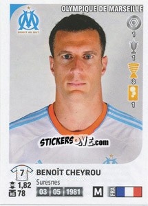 Sticker Benoît Cheyrou - FOOT 2012-2013 n. 209 - Panini