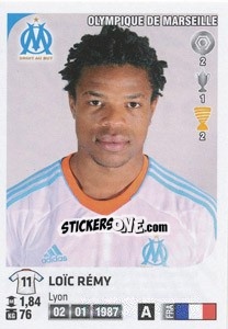 Sticker Loïc Rémy - FOOT 2012-2013 n. 214 - Panini