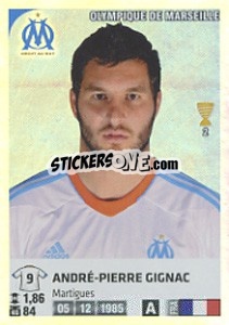 Sticker Andre-Pierre Gignac - FOOT 2012-2013 n. 216 - Panini
