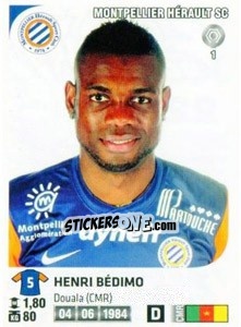 Figurina Henri Bedimo - FOOT 2012-2013 - Panini