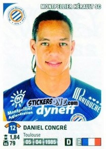 Cromo Daniel Congre - FOOT 2012-2013 - Panini
