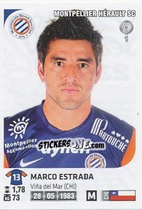 Figurina Marco Estrada - FOOT 2012-2013 - Panini