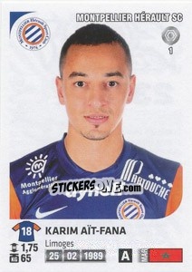Sticker Karim Ait-Fana - FOOT 2012-2013 n. 235 - Panini