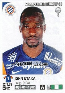 Sticker John Utaka - FOOT 2012-2013 n. 239 - Panini