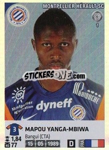 Sticker Mapou Yanga-Mbiwa - FOOT 2012-2013 - Panini