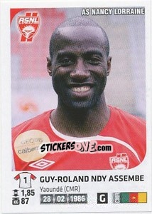 Sticker Guy-Roland Ndy Assembe - FOOT 2012-2013 - Panini