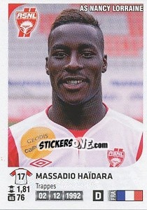 Sticker Massadio Haidara - FOOT 2012-2013 - Panini