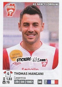 Sticker Thomas Mangani - FOOT 2012-2013 - Panini