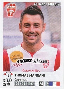 Figurina Thomas Mangani - FOOT 2012-2013 - Panini