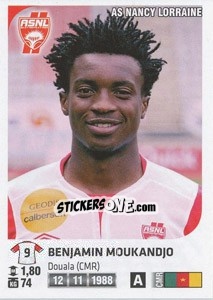 Sticker Benjamin Moukandjo - FOOT 2012-2013 - Panini