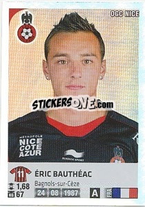 Sticker Eric Bautheac - FOOT 2012-2013 n. 267 - Panini