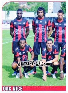 Cromo Equipe OGC Nice