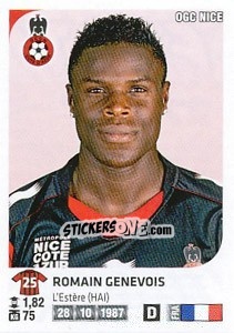 Cromo Romain Genevois - FOOT 2012-2013 - Panini