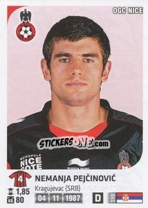 Cromo Nemanja Pejcinovic - FOOT 2012-2013 - Panini