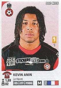 Sticker Kevin Anin - FOOT 2012-2013 - Panini