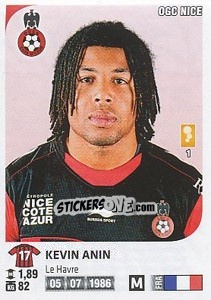 Sticker Kevin Anin - FOOT 2012-2013 n. 277 - Panini