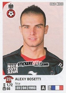 Figurina Alexy Bosetti - FOOT 2012-2013 - Panini