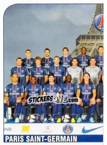 Sticker Equipe Paris Saint-Germain - FOOT 2012-2013 n. 292 - Panini