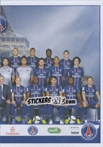 Sticker Equipe Paris Saint-Germain - FOOT 2012-2013 - Panini