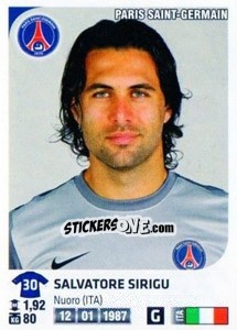 Figurina Salvatore Sirigu - FOOT 2012-2013 - Panini