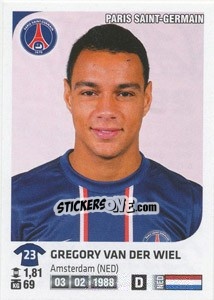 Sticker Gregory van der Wiel - FOOT 2012-2013 n. 299 - Panini