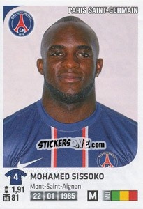 Sticker Mohamed Sissoko - FOOT 2012-2013 n. 306 - Panini
