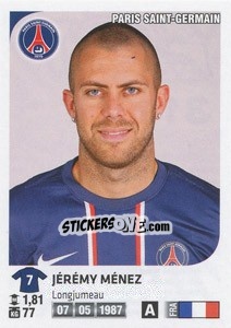 Sticker Jérémy Ménez - FOOT 2012-2013 n. 311 - Panini