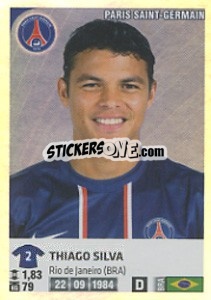 Sticker Thiago Silva - FOOT 2012-2013 n. 312 - Panini