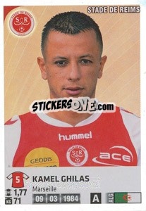 Cromo Kamel Ghilas - FOOT 2012-2013 - Panini