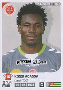 Sticker Kossi Agassa - FOOT 2012-2013 n. 318 - Panini