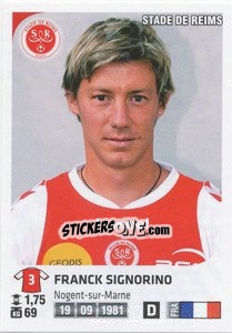 Sticker Franck Signorino - FOOT 2012-2013 n. 323 - Panini