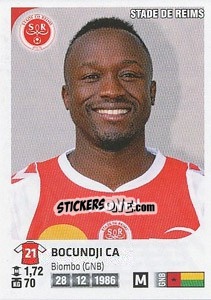 Sticker Bocundji Ca - FOOT 2012-2013 n. 327 - Panini