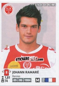 Sticker Johann Ramare - FOOT 2012-2013 - Panini